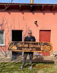 Drveni znakovi i reklame za brvnare i kuće